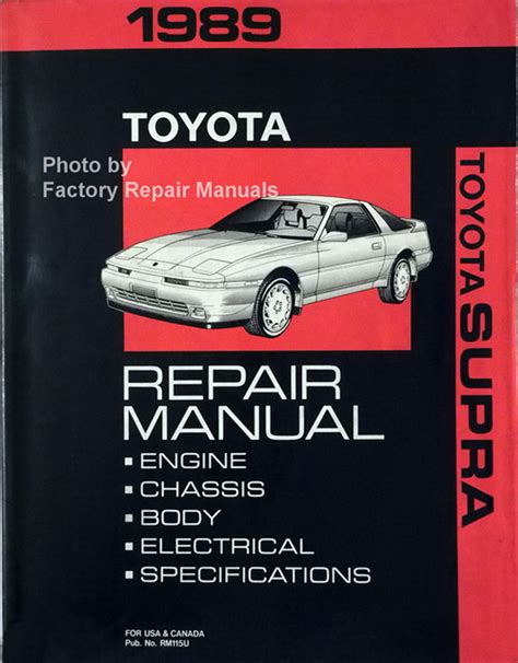 1989 toyota supra repair manual Reader