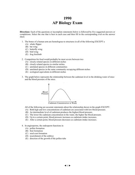 1990 Ap Biology Exam Answers Epub