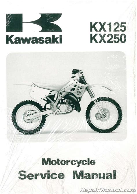 1990 kawasaki kx250 service manual PDF