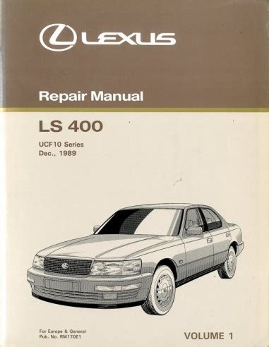 1990 lexus ls400 repair manual Kindle Editon