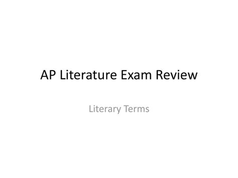 1991 Ap Literature Exam Answers PDF