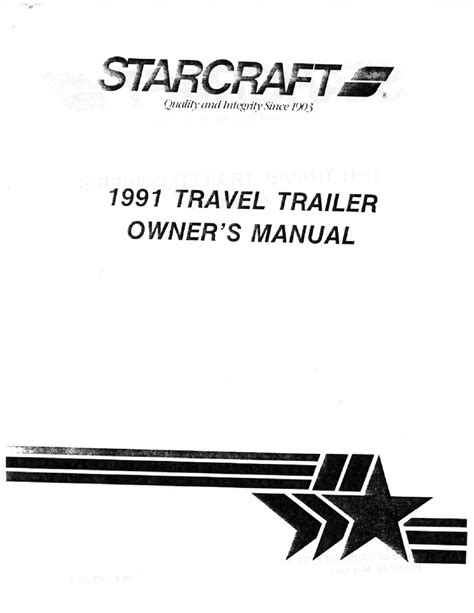 1991 Starcraft Starflyer Owners Manual - FARDOâ„¢ | PDF Kindle Editon