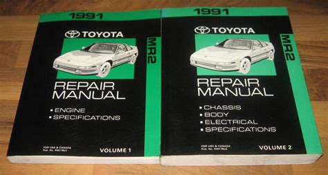 1991 TOYOTA MR2 OWNERS MANUAL Ebook Kindle Editon