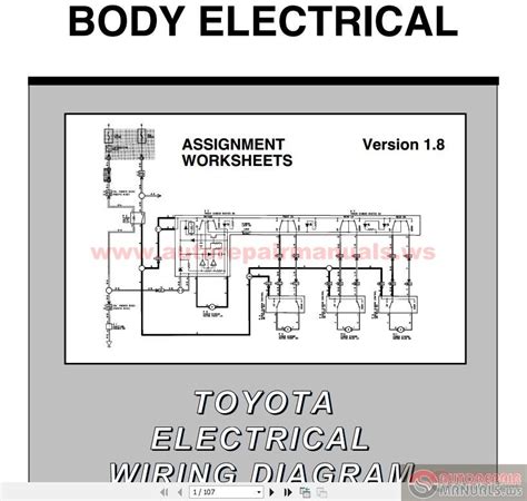 1991 Toyota Auto Wiring Diagram Ebook Kindle Editon