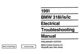 1991 bmw 318i repair manual PDF