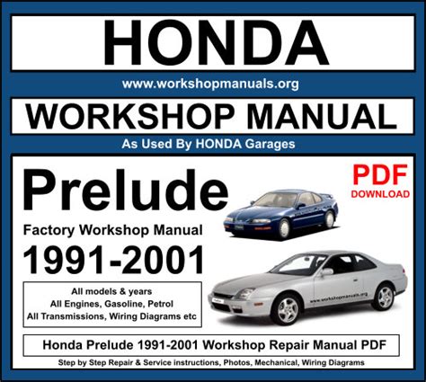 1991 honda prelude service manual pdf Epub