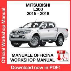 1991 mitsubishi l200 workshop manual PDF