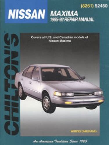 1992 2004 nissan maxima chilton shop repair manual Doc