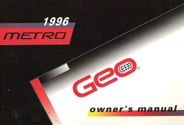 1992 Geo Metro Owners Manual Ebook Reader