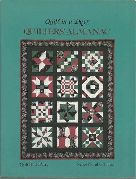 1992 Quilters Almanac Quilt Block Party Series 3 Quilt in a Day Epub