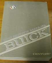 1992 buick century manual PDF