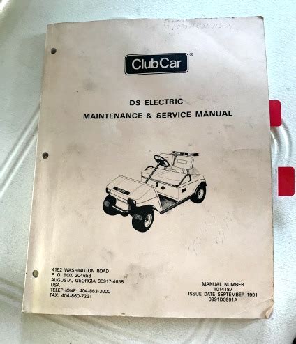 1992 club car service manual Doc
