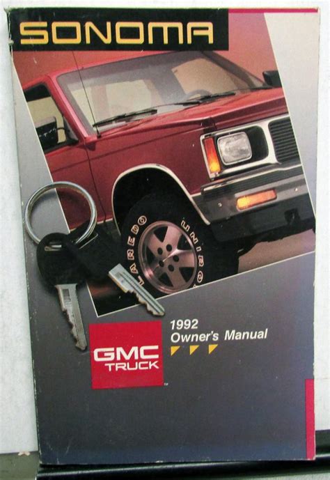 1992 gmc sonoma repair manual Epub