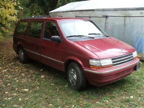 1992 plymouth voyager owners manual Doc