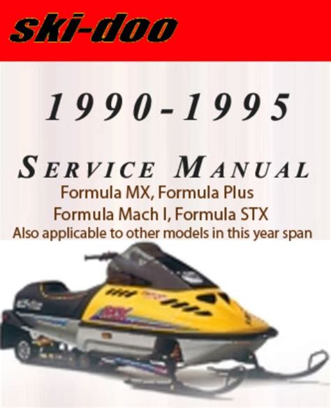 1992 ski doo 470 repair manual PDF