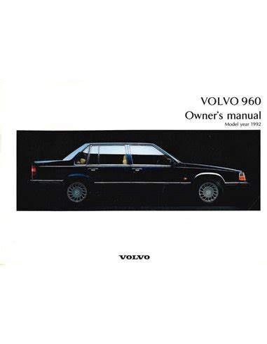 1992 volvo 960 repair manual PDF