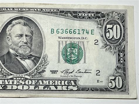 1993 $50 bill value