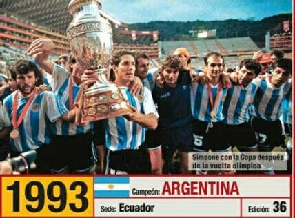 1993 Copa America Champions: