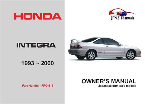 1993 acura integra owners manual PDF