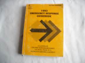 1993 emergency response guidebook free PDF