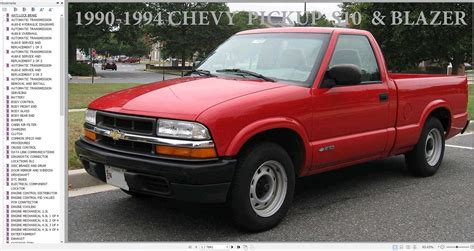 1994 Chevy S10 Pickup Free Online Repair Manuals  Ebook Kindle Editon