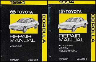 1994 TOYOTA COROLLA MANUAL PDF Ebook PDF