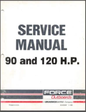 1994 force 90 owners manual pdf Kindle Editon