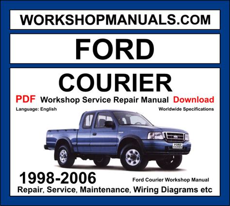 1994 ford courier workshop manual Reader