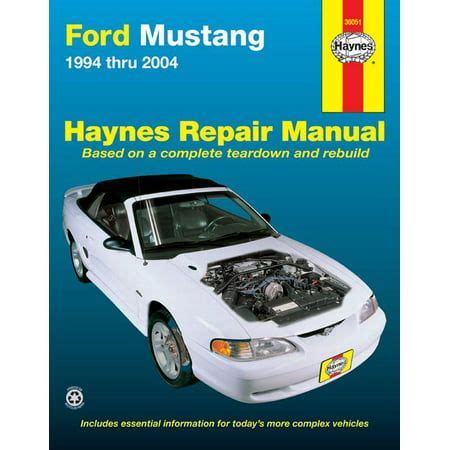 1994 ford mustang repair manual Kindle Editon