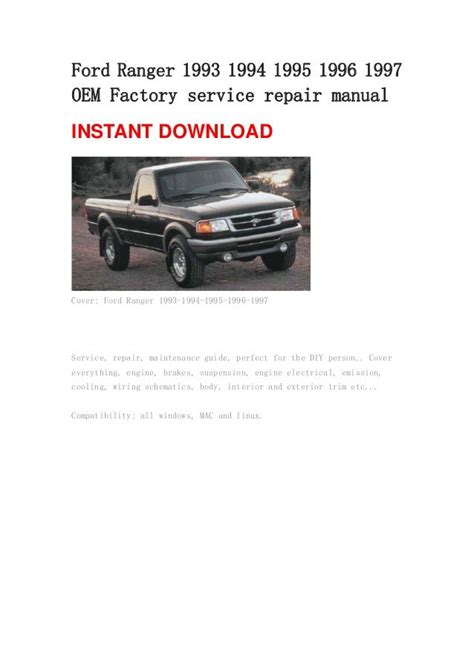 1994 ford ranger owners manual free Reader