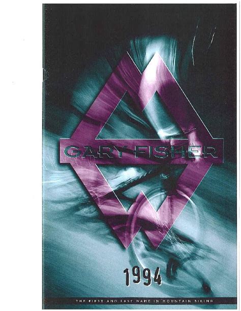 1994 Gary Fisher Catalog