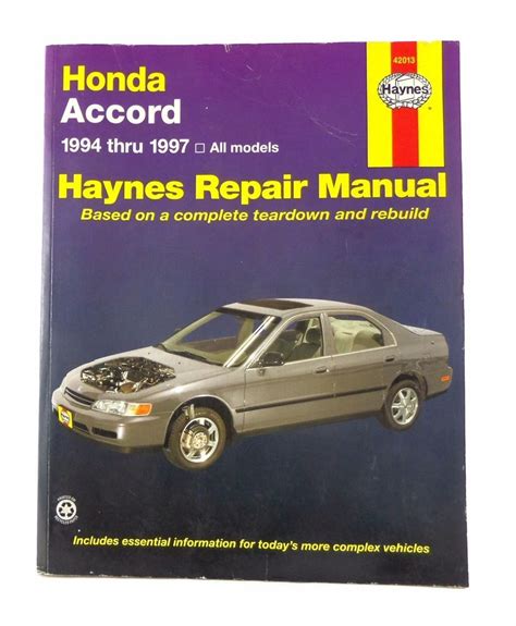 1994 honda accord parts user manual Doc