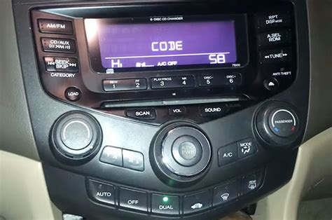 1994 honda accord radio security code Epub