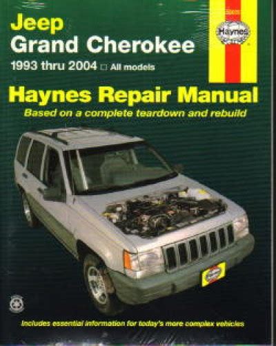 1994 jeep grand cherokee online repair manual Kindle Editon