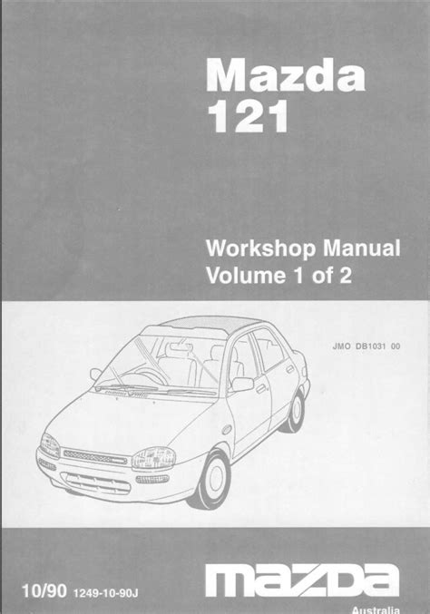 1994 mazda 121 workshop manual PDF