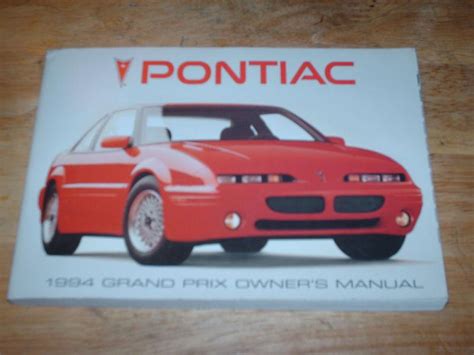 1994 pontiac grand prix owners manual PDF