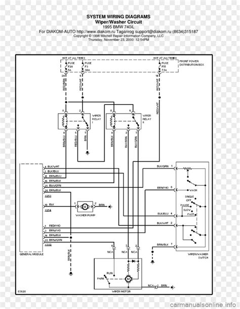 1995 BMW 740iL Series Electrical Wiring Diagram Ebook Doc