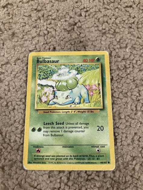 1995 Bulbasaur Pokemon Card Value: A Comprehensive Guide