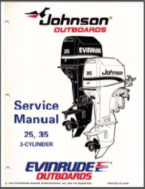 1995 Evinrude Model E50DTLEO Service Manual PDF Epub