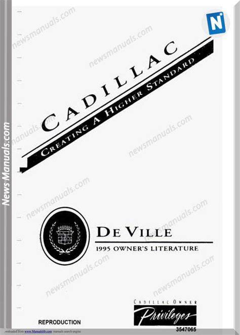 1995 cadillac deville service manual Reader