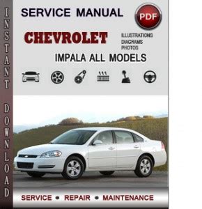 1995 chevrolet impala service manual pdf Epub