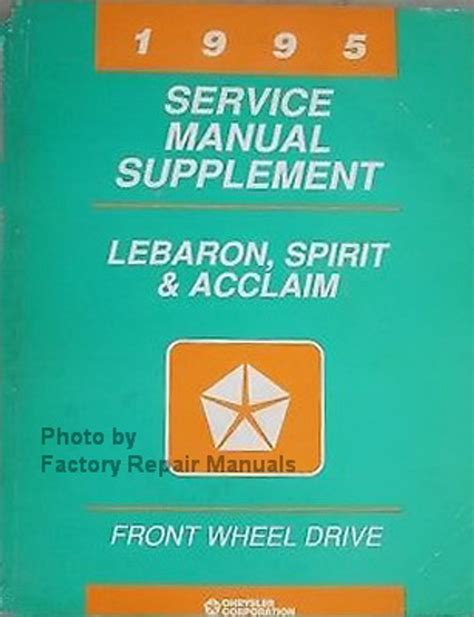 1995 chrysler lebaron service repair manual 95 Epub