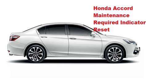 1995 honda accord maintenance required Epub