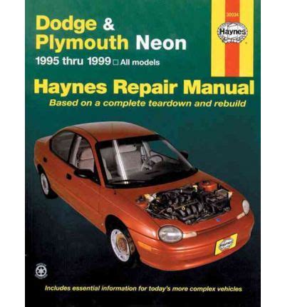 1995 plymouth neon owners manual PDF