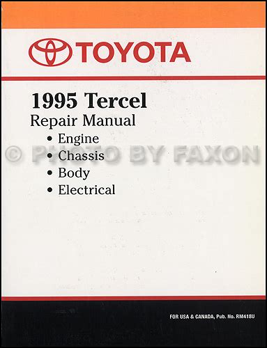 1995 toyota tercel repair manual Doc