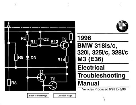 1996 BMW 318is/c, 320i, 325i/c, 328i/c M3 (E36) Electrical Troubleshooting Manual Ebook Epub