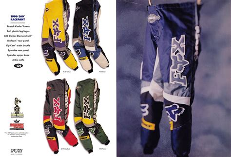 1996 Fox Racing Catalog Pages
