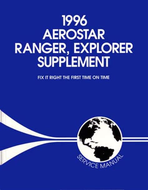 1996 aerostar repair manual Kindle Editon