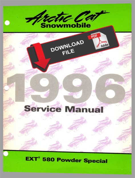 1996 arctic cat ext 580 manual pdf Kindle Editon