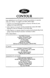 1996 ford contour owners manual Reader